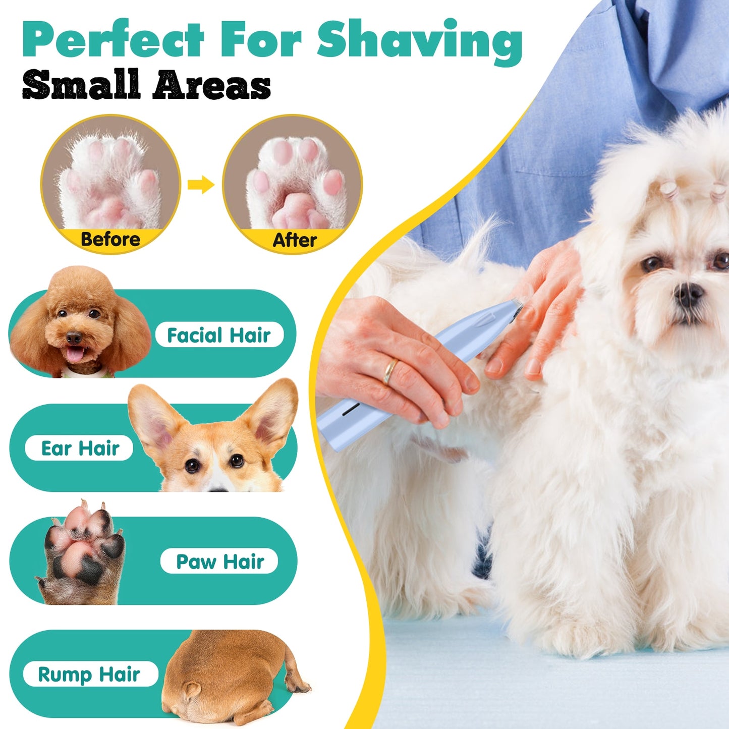 New Electric Professional Dog Foot Hair Trimmer