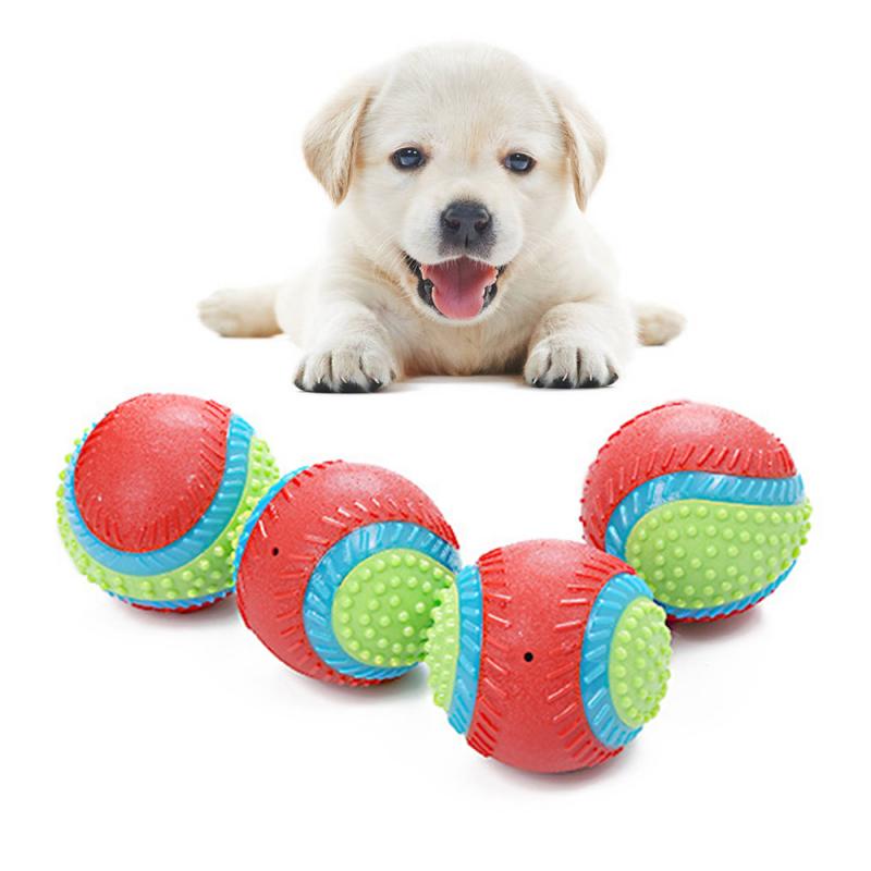 Dog Toy Rubber Ball Bite-Resistant