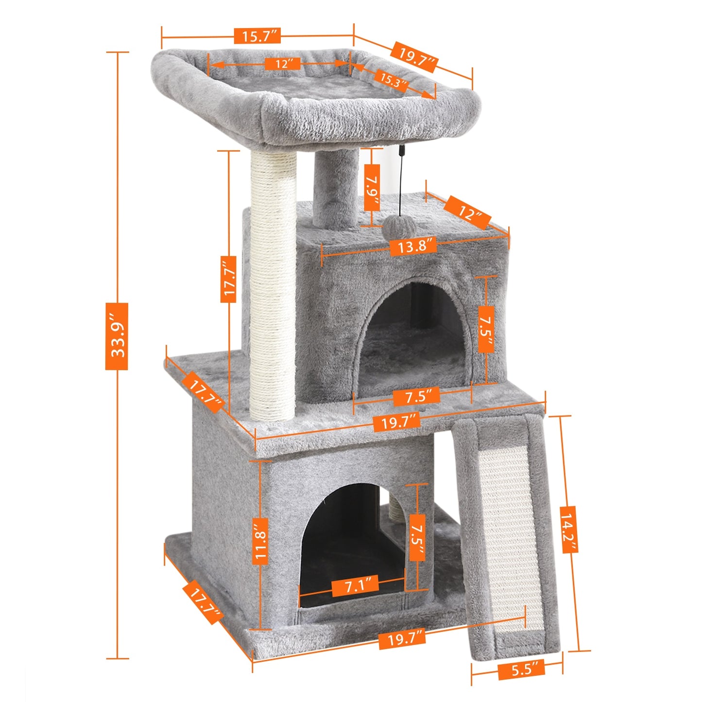 Multi Level Cat Tree Condo House