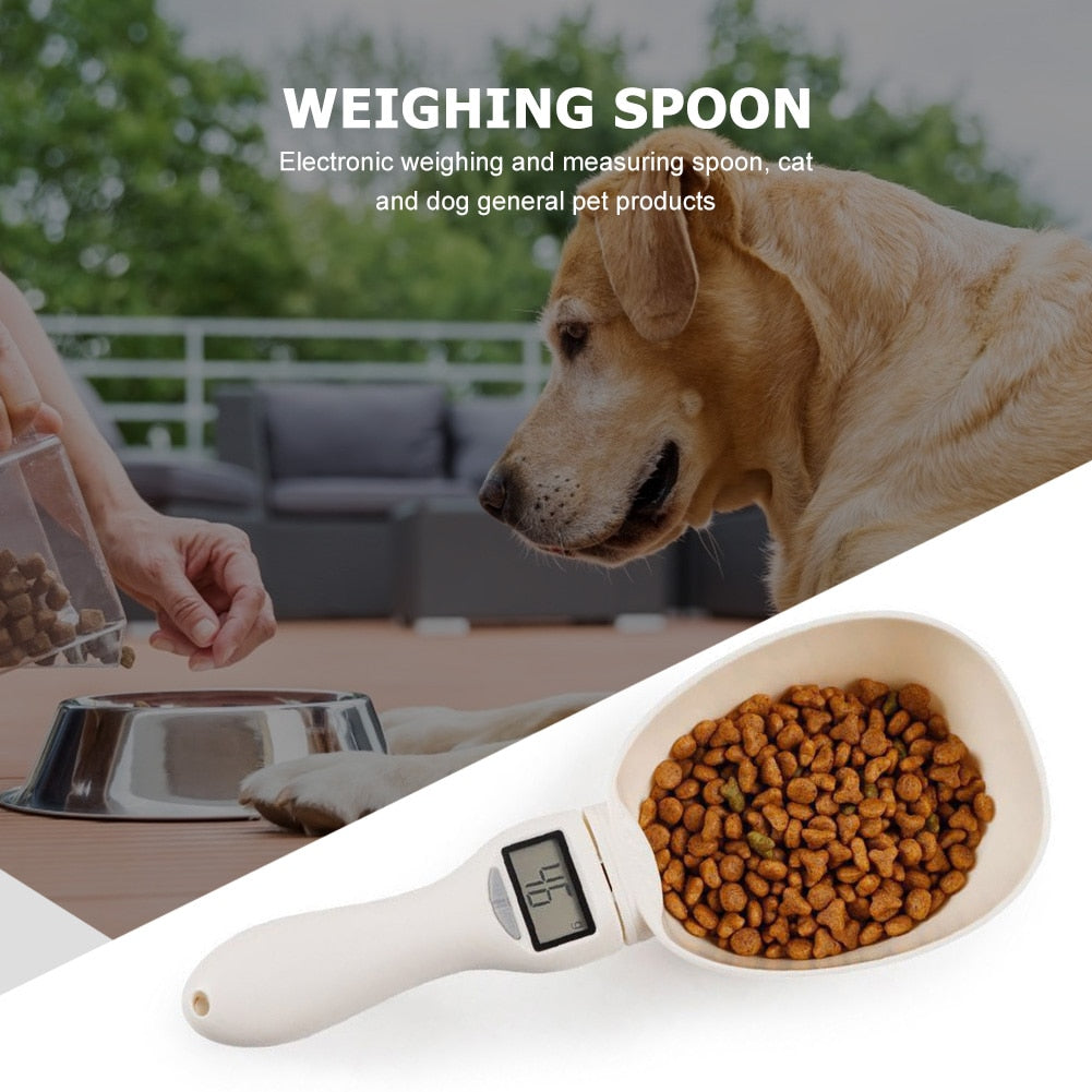 Pet Food Weighing Spoon Scale Electronic Measuring