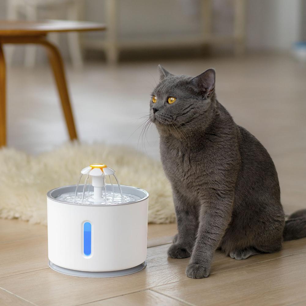 Automatic Pet Water Fountain With LED Lighting