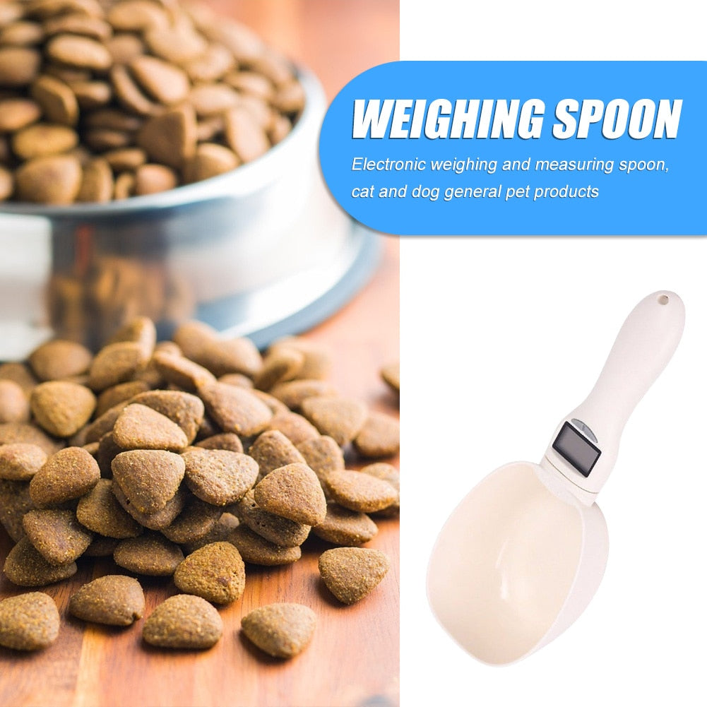 Pet Food Weighing Spoon Scale Electronic Measuring