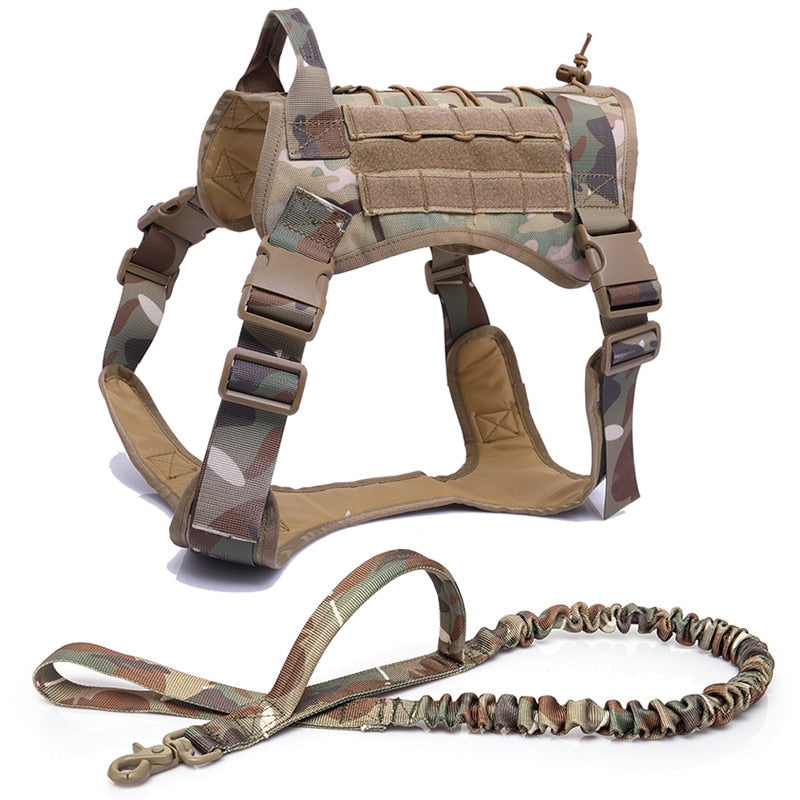 Tactical Dog Harnesses Pet Training Vest