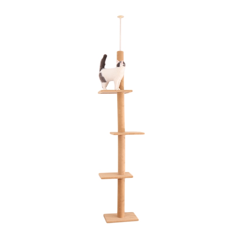 Floor-to-Ceiling Vertical Cat Tree