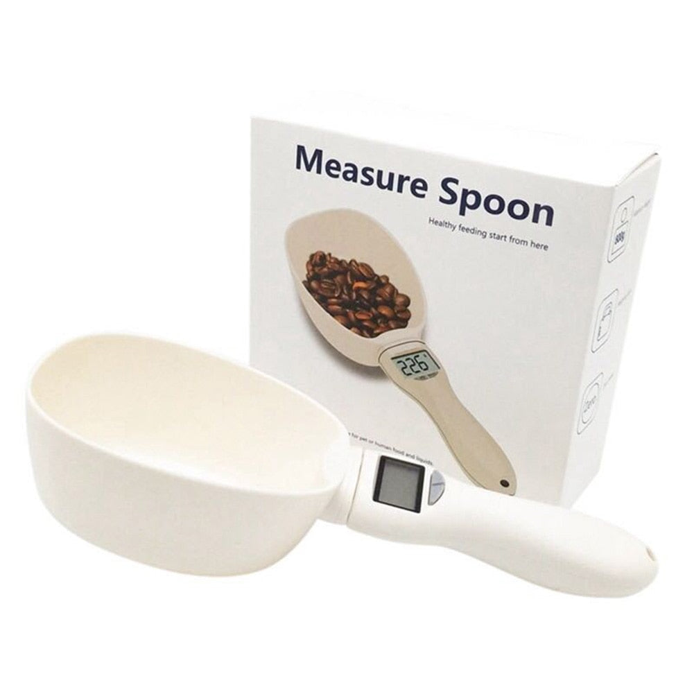 Pet Food Weighing Spoon Scale Electronic Measuring