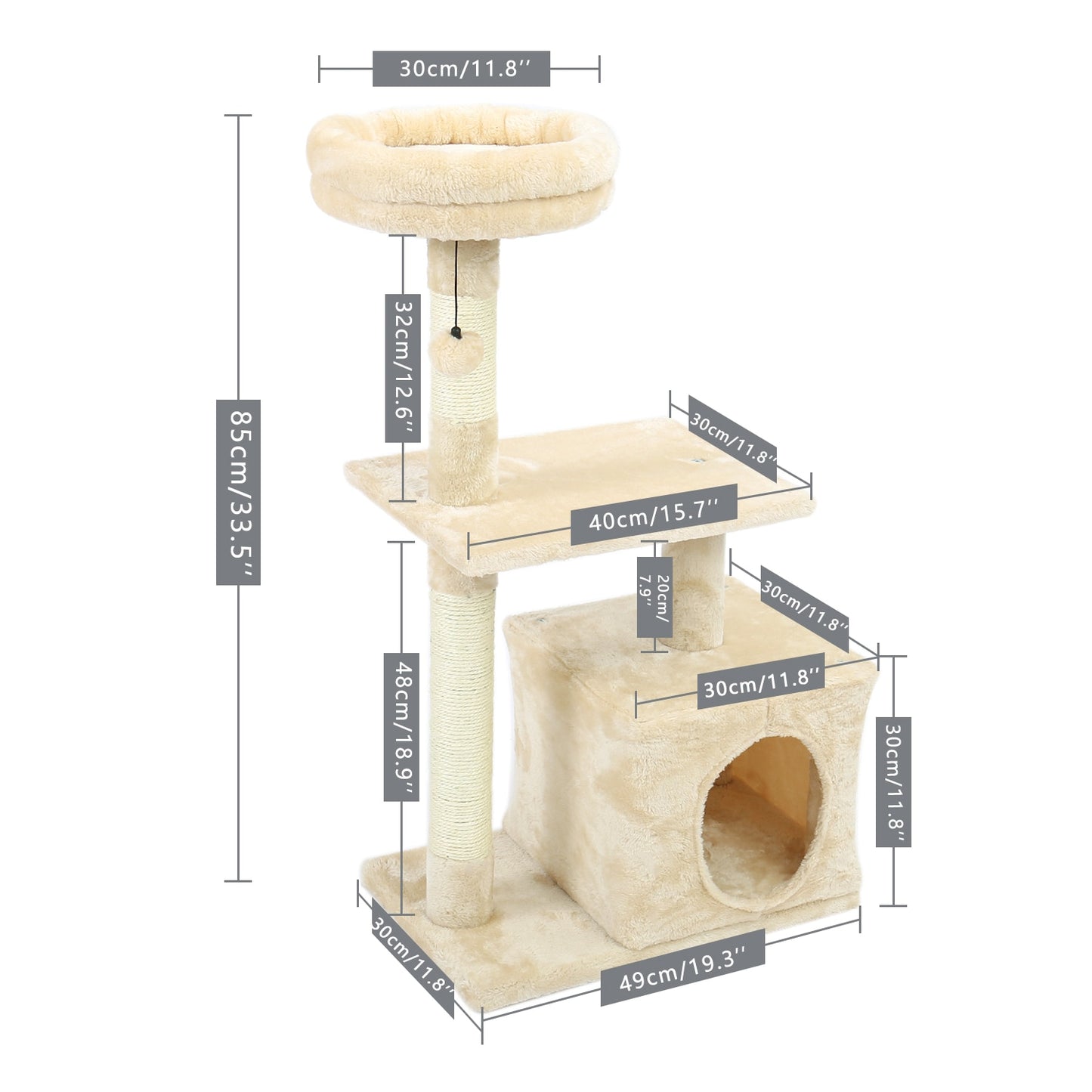 Multi-Level Cat Tree Tower Climb Furniture