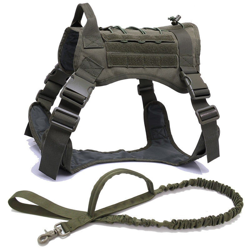 Tactical Dog Harnesses Pet Training Vest