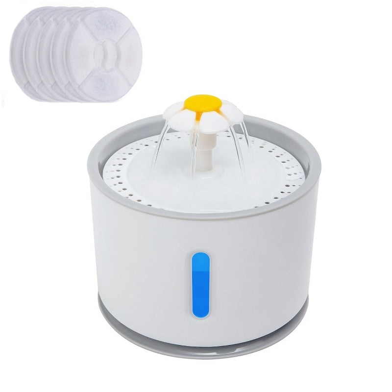 Automatic Pet Water Fountain With LED Lighting