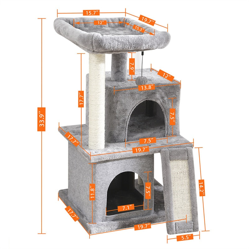 Cat Tree Tower Condo Furniture Scratch Post