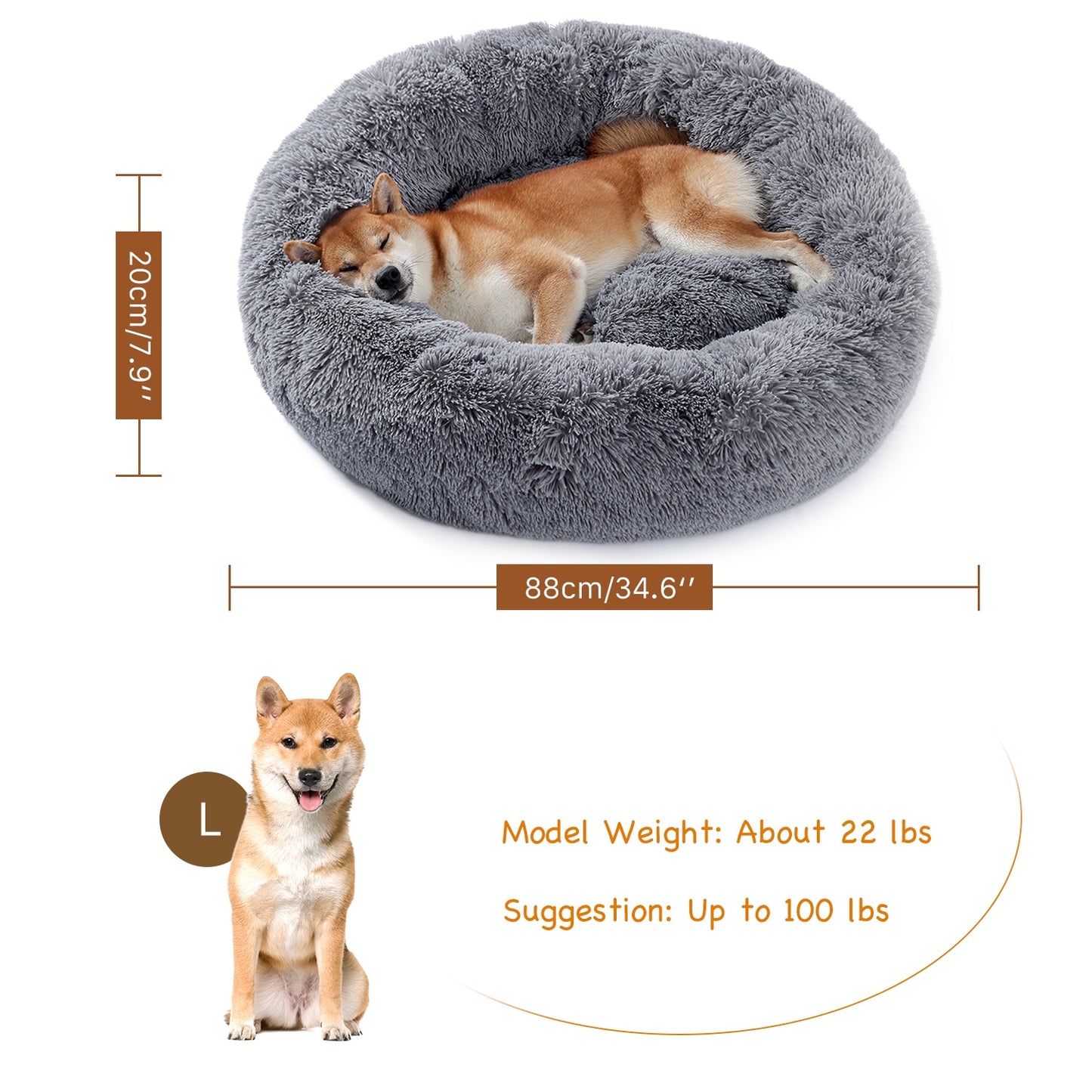 4 Size Pet Beds for Large Dog