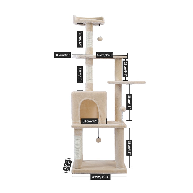 Cat Tree Tower Condo Furniture Scratch Post