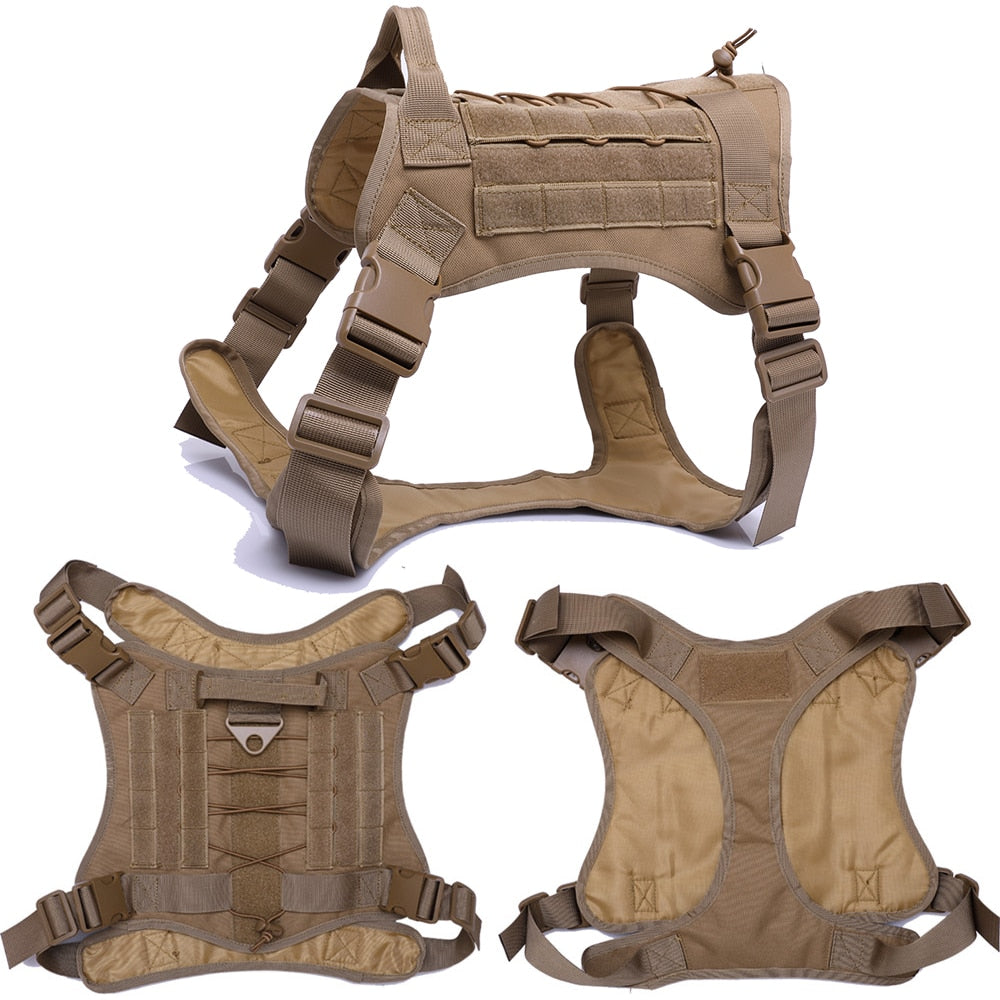 Tactical Dog Harnesses Pet Training Vest