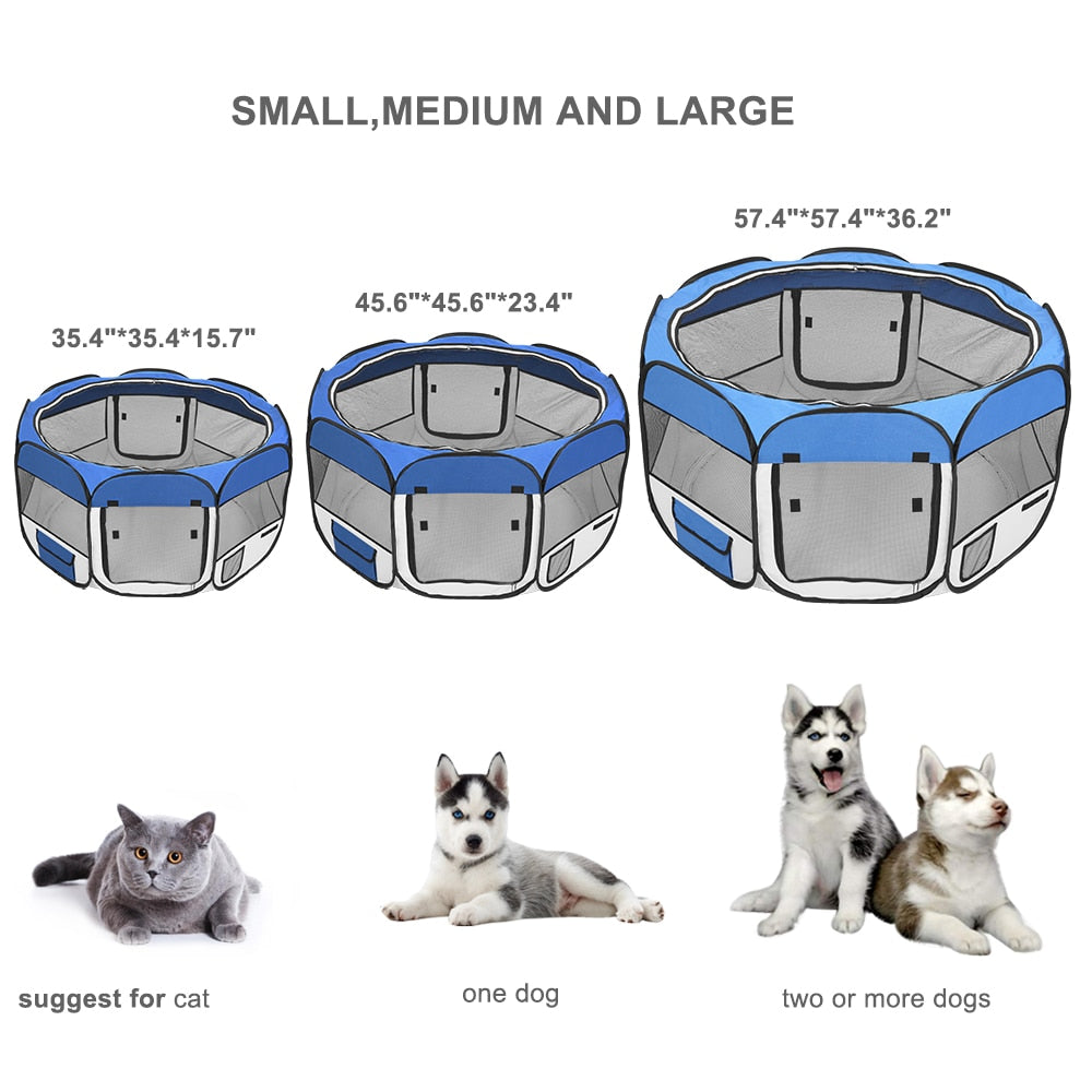 Portable Foldable Pet Playpen For Dog Cat