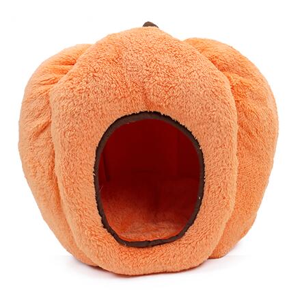 Pumpkin Winter Cat Dog Bed Warm House