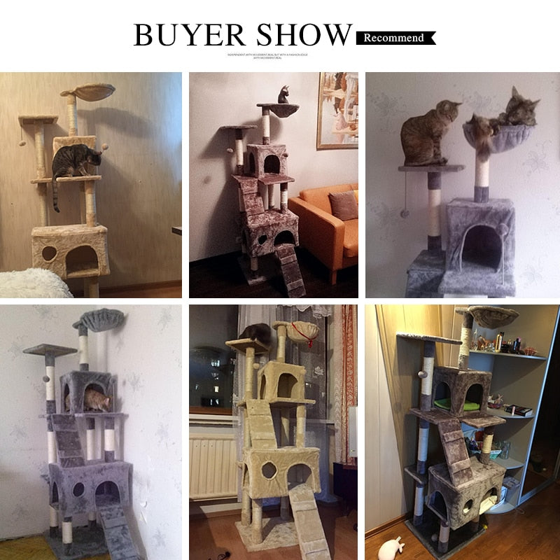 Cat Tree Tower Condo Furniture Scratch Post