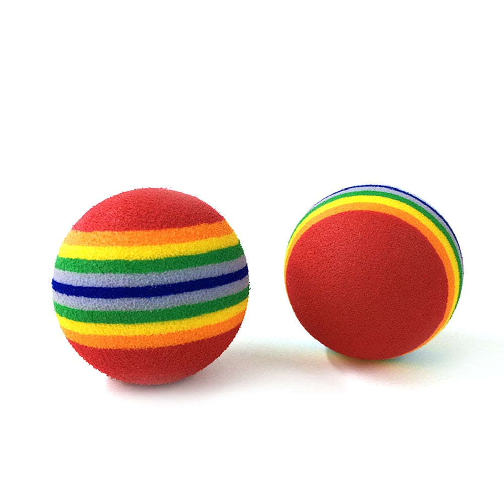 1Pcs Rainbow Toy Ball Training Cat Product