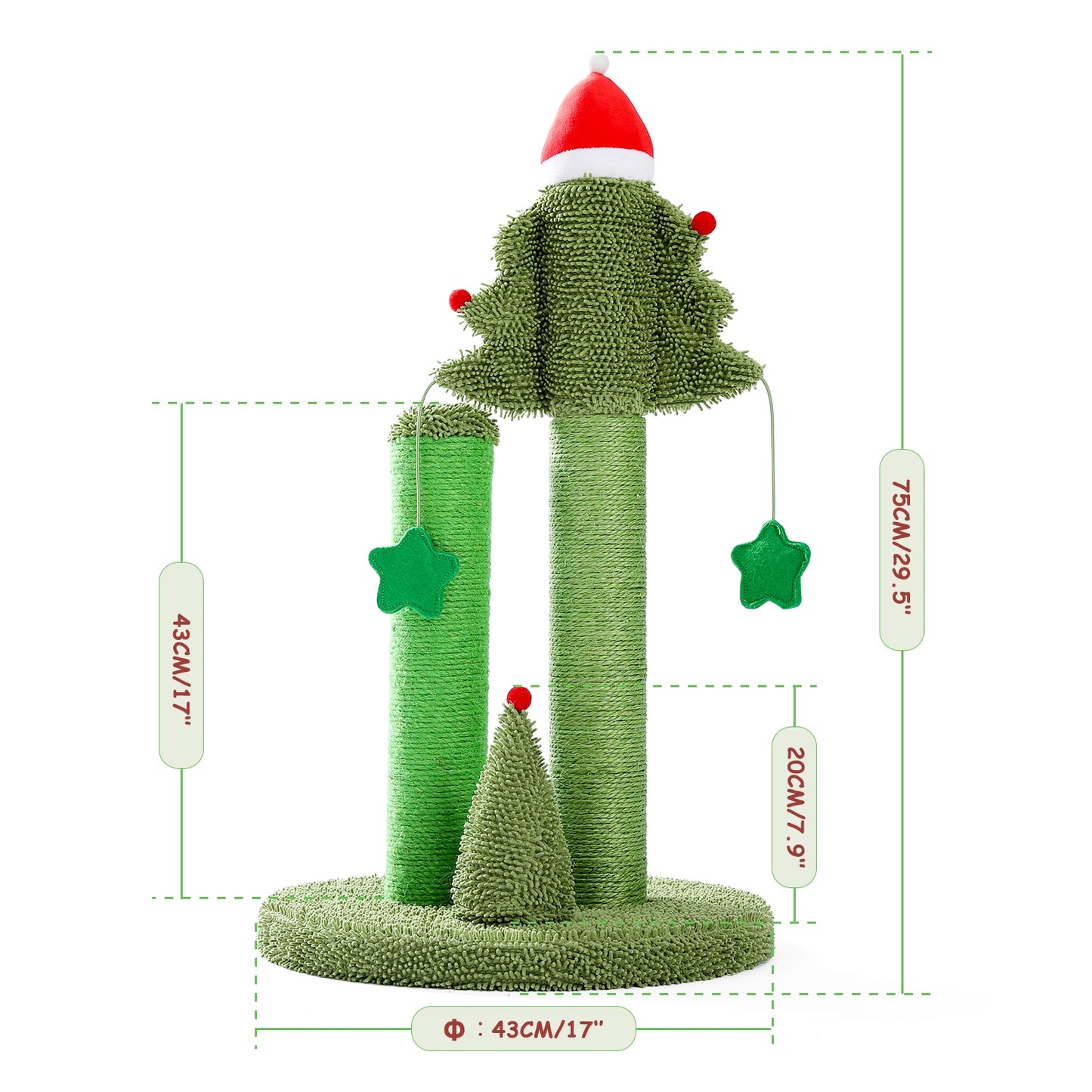 2 Size Cactus Style Cat Tree House