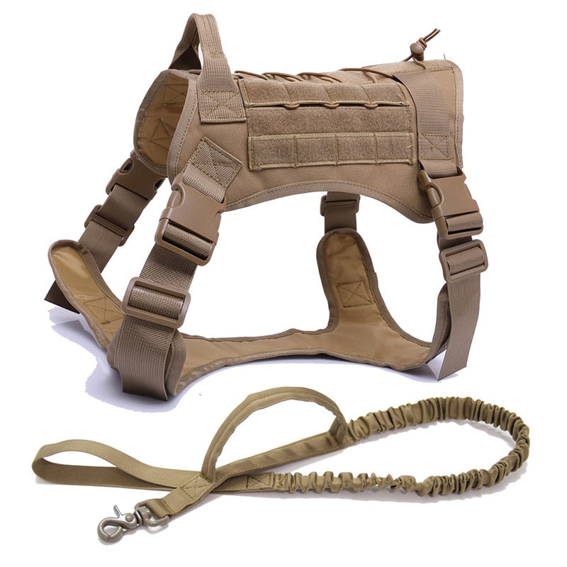 Tactical Dog Harnesses Pet Training Vest