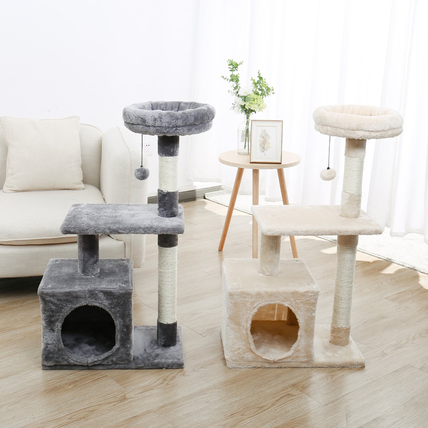 Cat Tree House Condo Indoor Multi-Level Tower