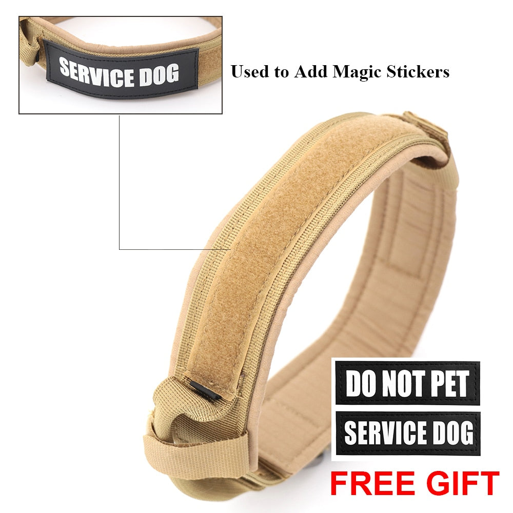 Dog Training Collar Adjustable Tactical Dog Collar