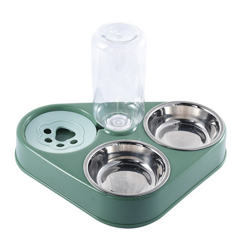 3 in 1 Pet Dog  or Cat Feeder Bowl