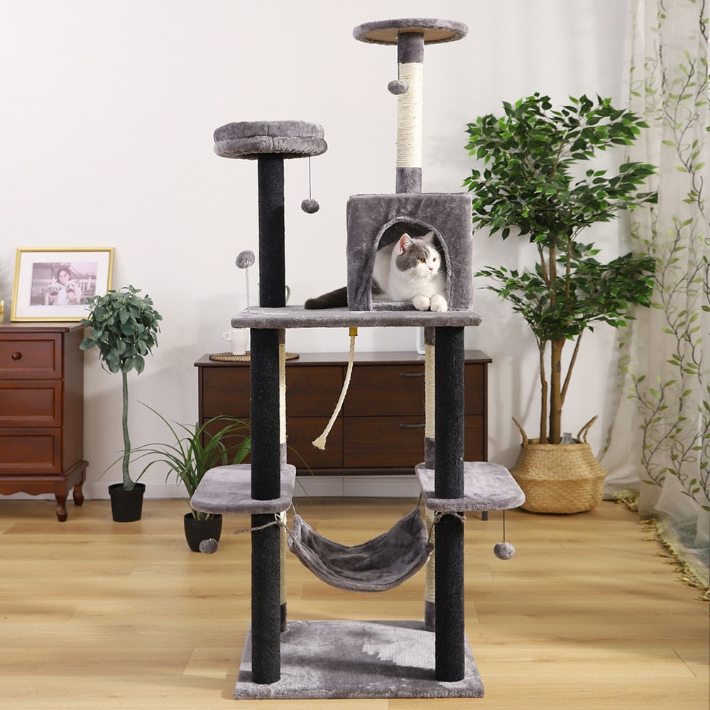 Luxury Pet Cat Tree House Condo Furniture