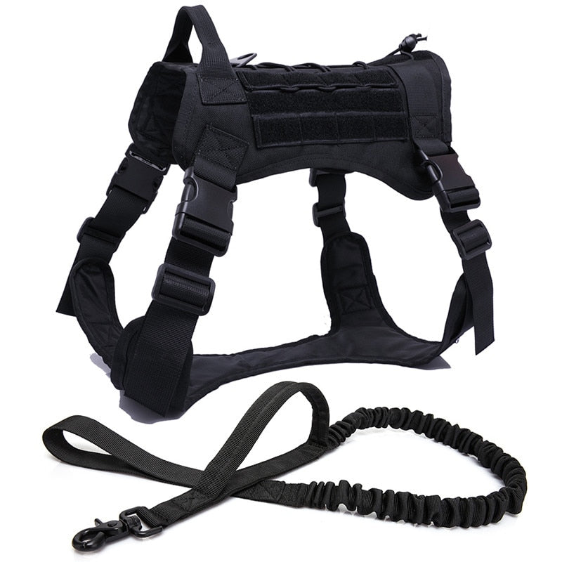 Tactical Dog Harnesses Pet Training Vest