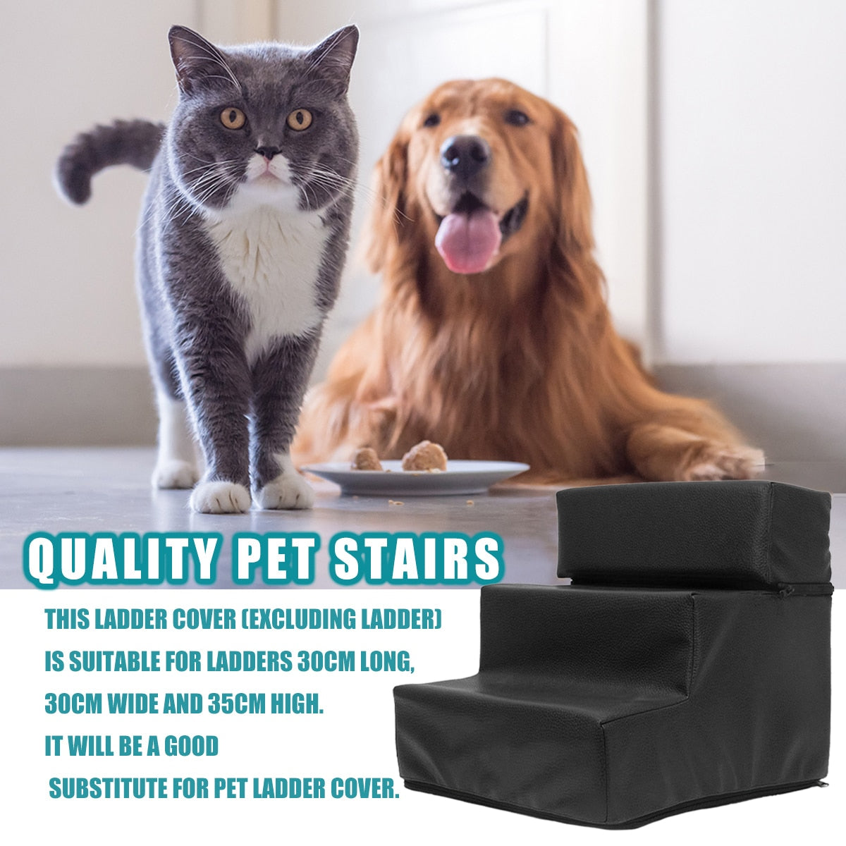 3 Step Dog or Kitten Ramp Stair