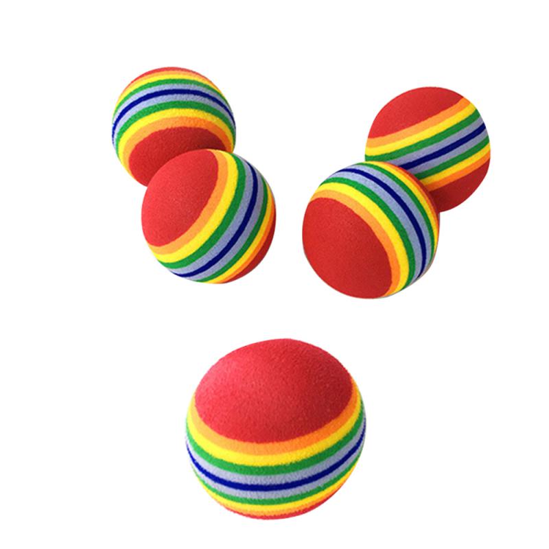 1Pcs Rainbow Toy Ball Training Cat Product