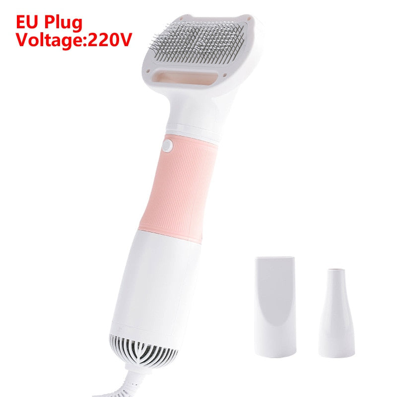 3 in 1 Quiet Pet Hair Dryers Comb Brush Grooming