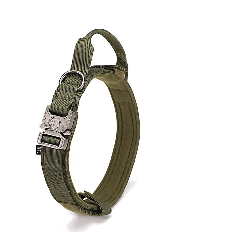 Military Tactical Dog Collar Nylon Adjustable