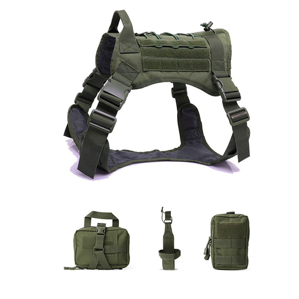 Tactical Dog Harnesses Pet Training Vest