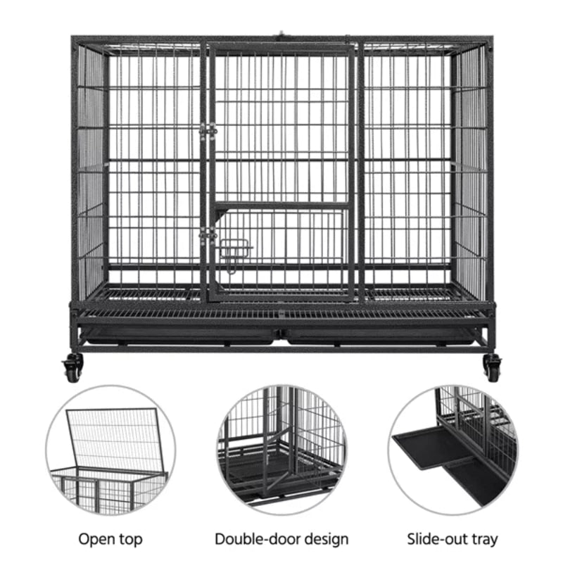 Heavy Duty Collapsible Dog Kennel and Crate