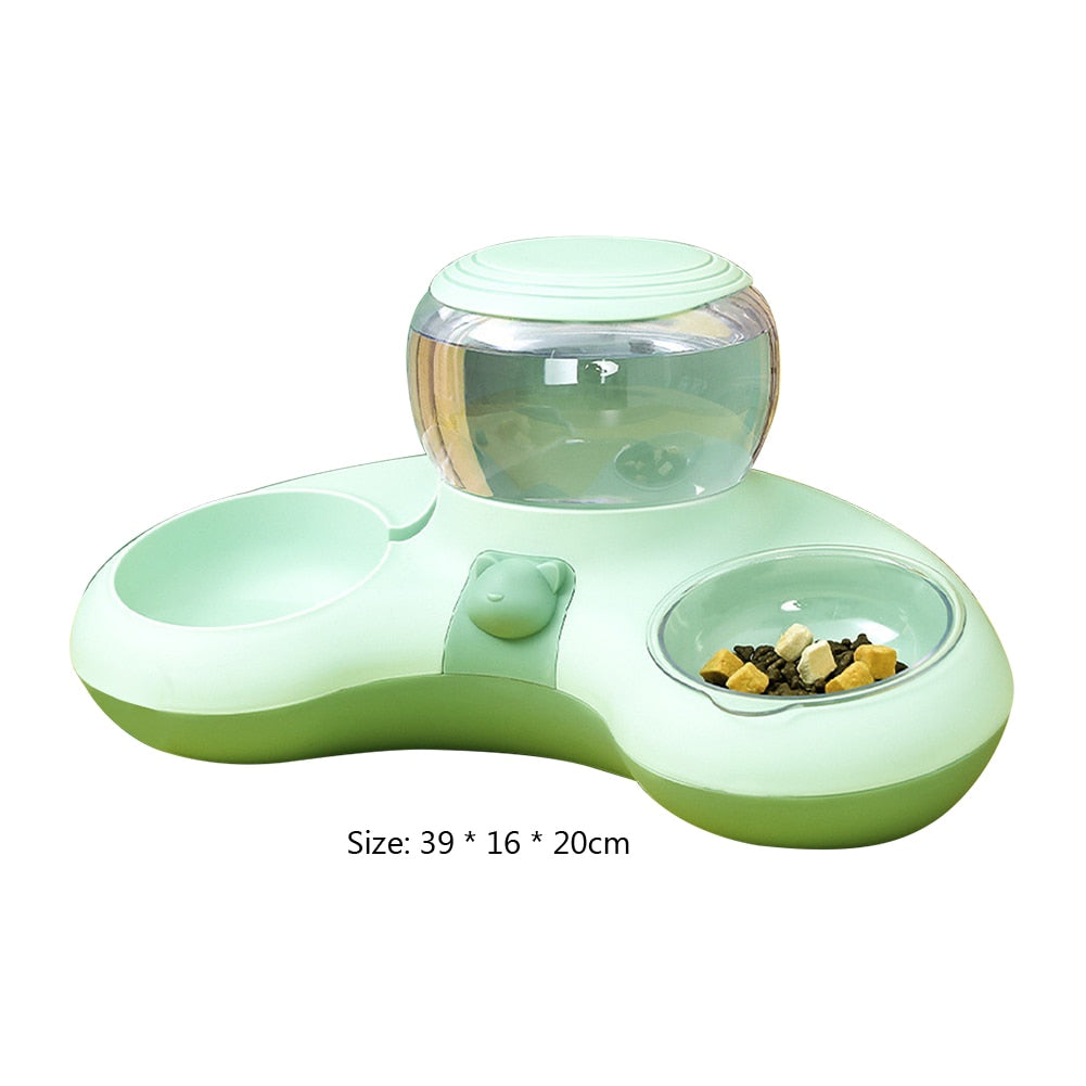 VKTECH Pet Cat Bowl Automatic Feeder