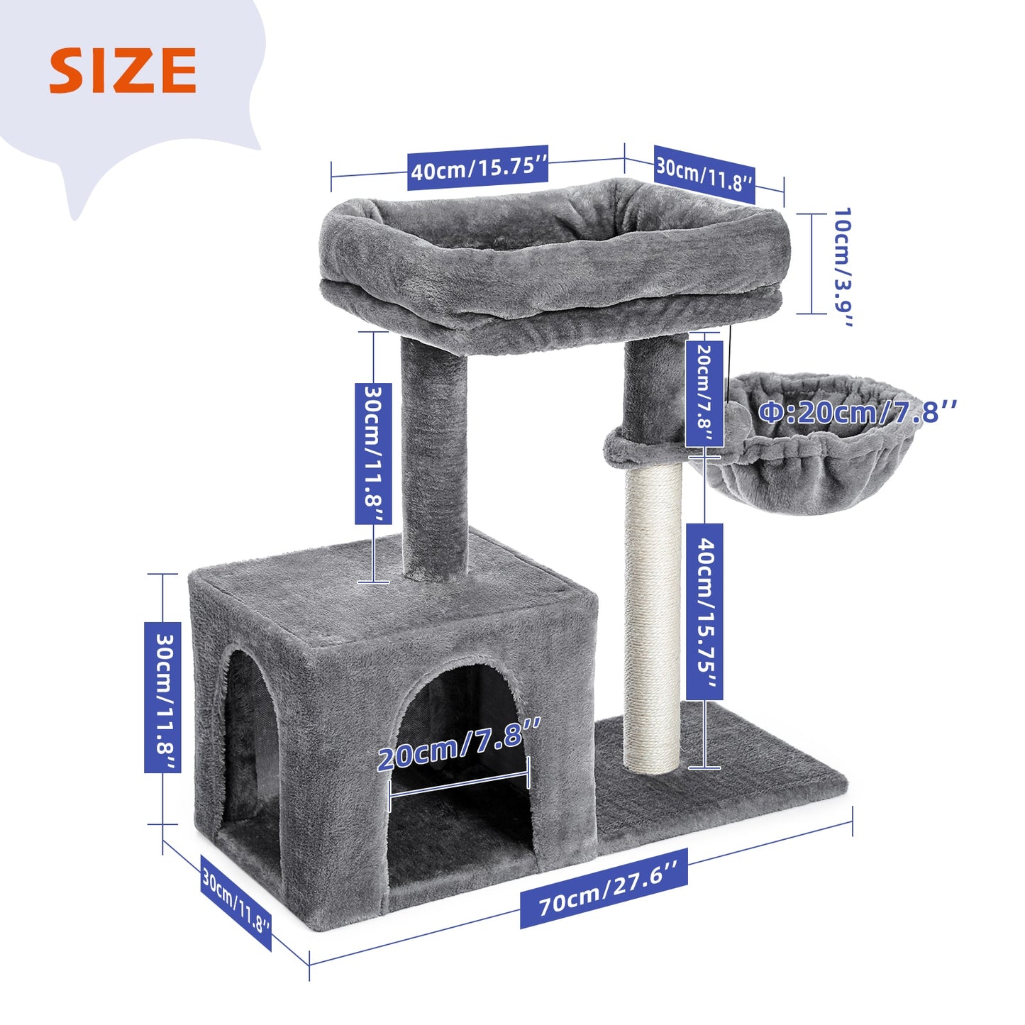 Multi Level Cat Tree Condo House