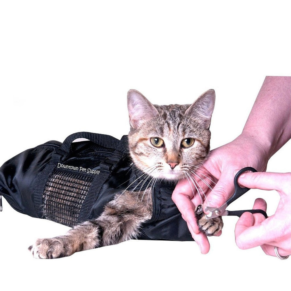 Cat Grooming Restraint Bag Pet Bath Wash