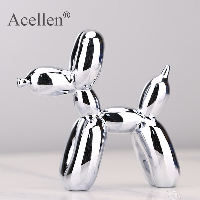 Dog Shape Statue Art Sculpture Figurine