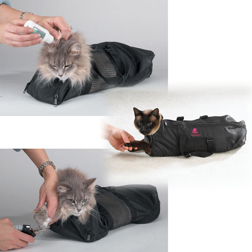 Cat Grooming Restraint Bag Pet Bath Wash