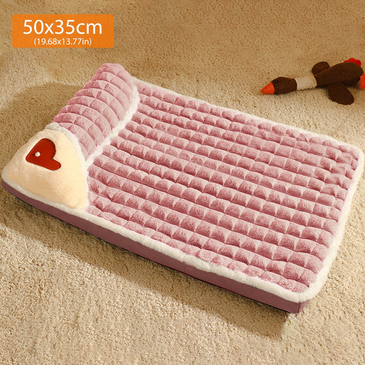 Orthopedic Dog Cat Bed with Pillow