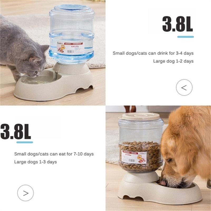 Pet Dog Cat Automatic Feeders Large Capacity