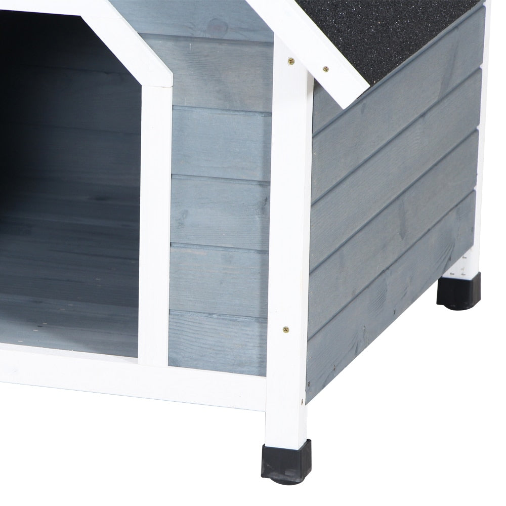 Dog House Outdoor Bed Wood Shelter