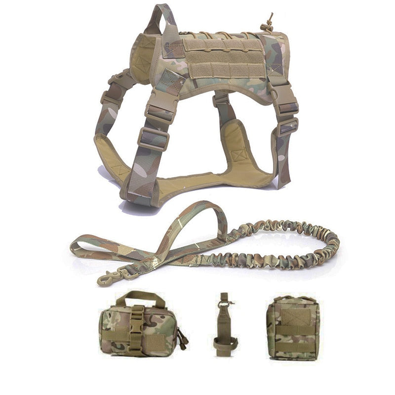 Tactical Dog Harnesses Pet Training Vest