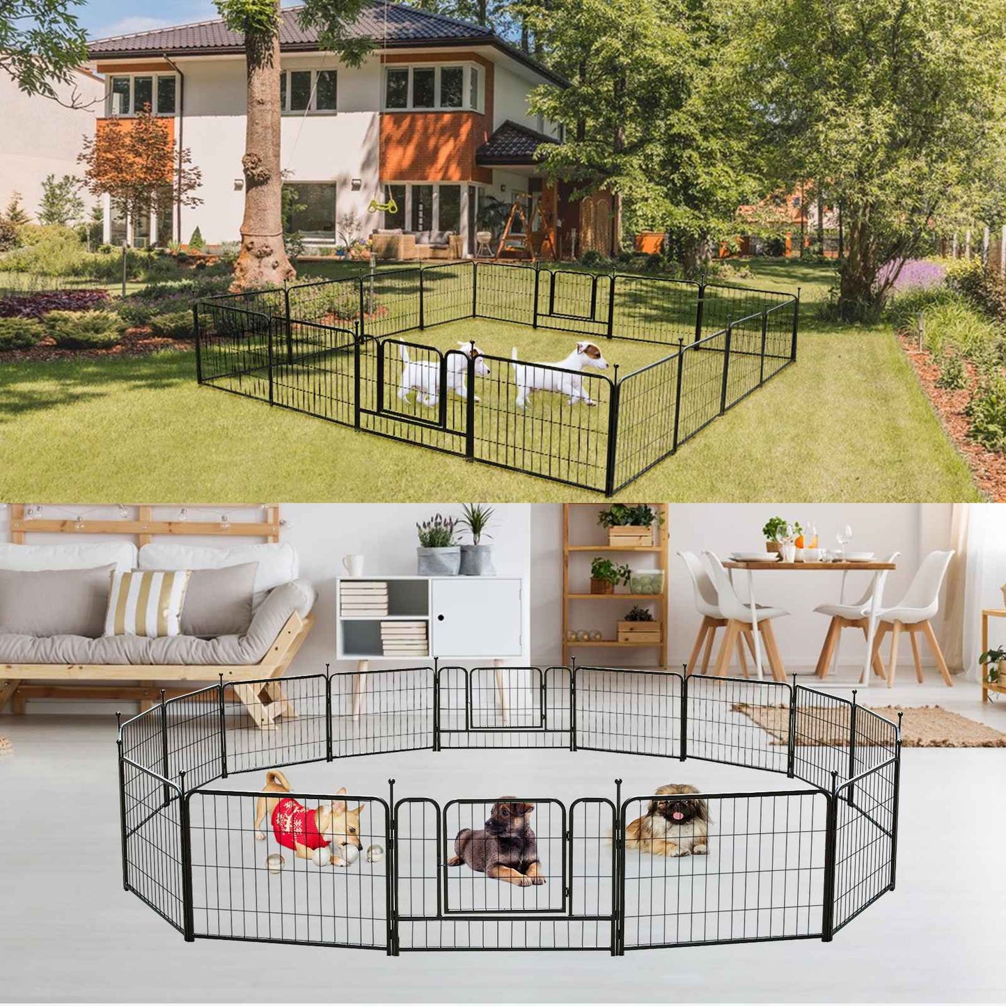 Heavy Duty Metal Dog Playpen