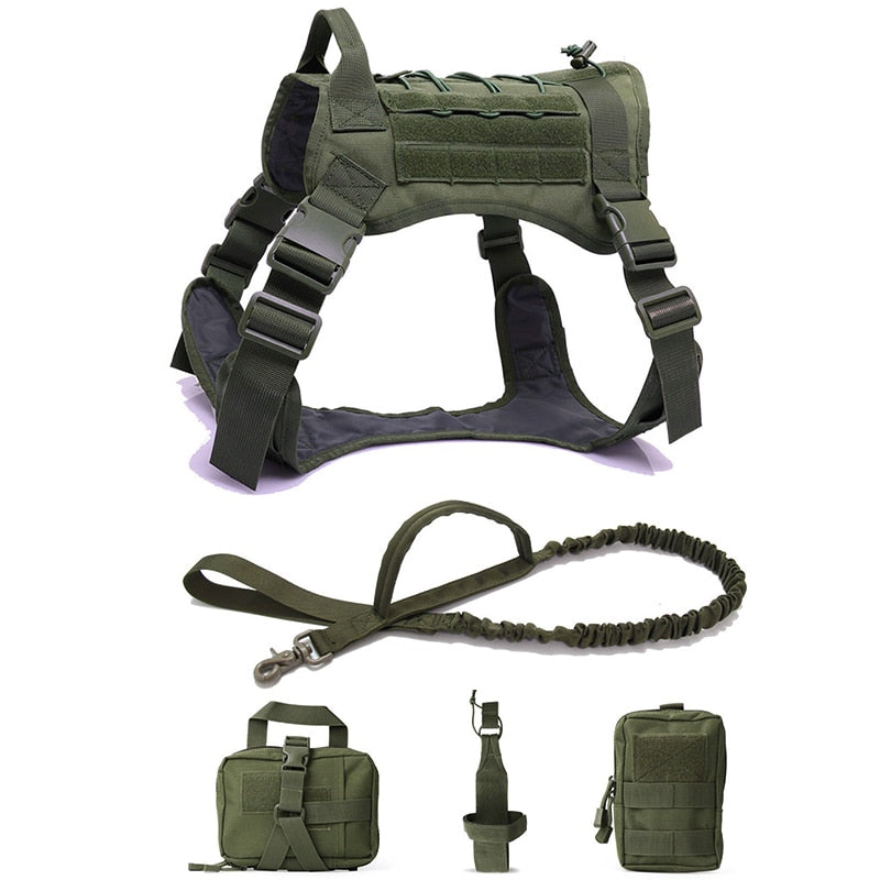 Tactical Dog Harnesses Pet Training Vest