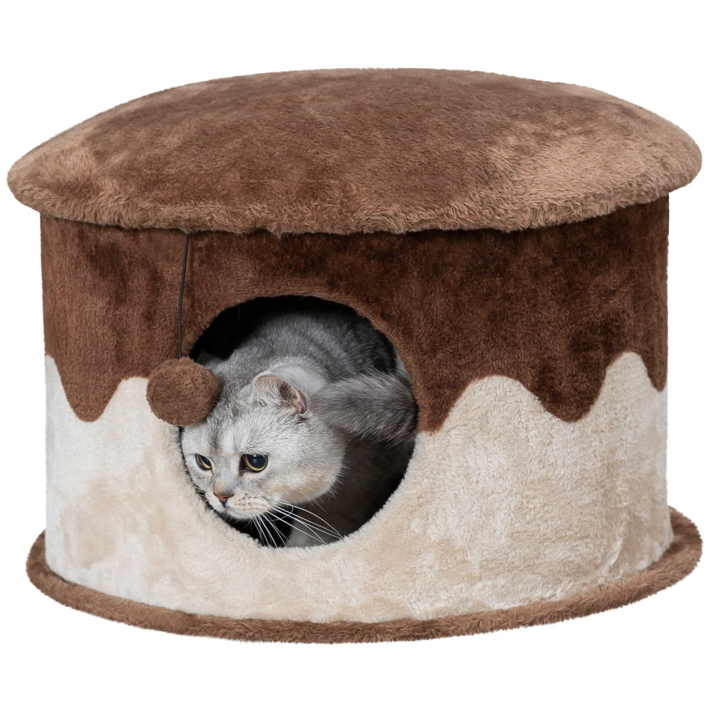 BOUSSAC Cozy Plush Cover Cat Condo