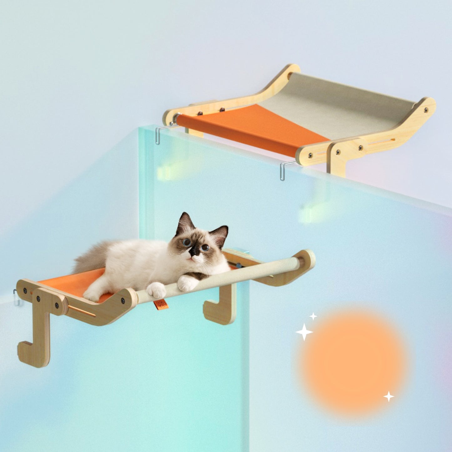 Mewoofun Sturdy Cat Window Perch