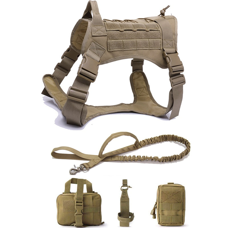 Tactical Dog Harnesses Pet Training Vest