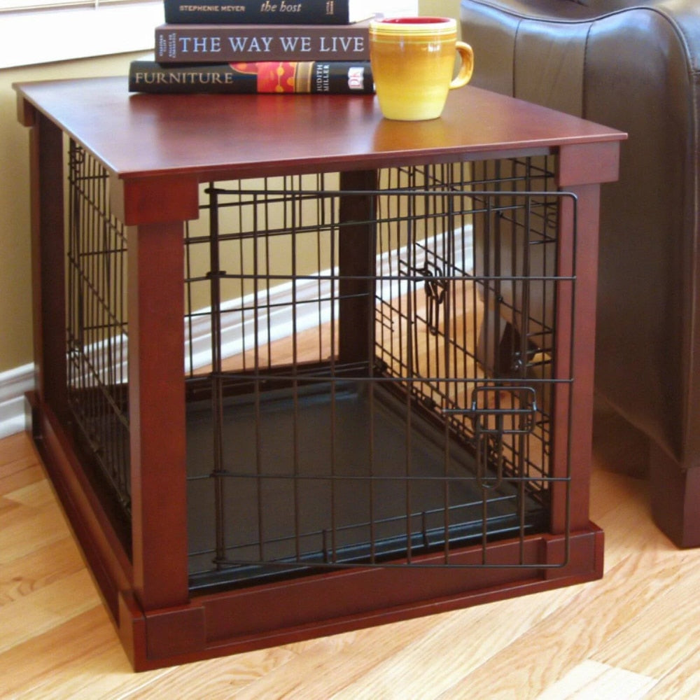 Merry Products Pet Dog Crate End Table