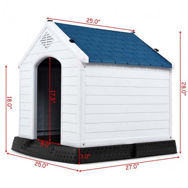 Plastic Waterproof Ventilate Puppy Dog House