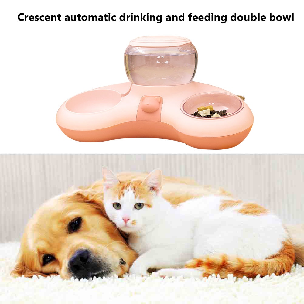 VKTECH Pet Cat Bowl Automatic Feeder